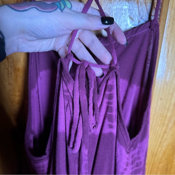 Free People Seashell Tie Dye Sleeveless Tunic Dress - Picture 5 of 7